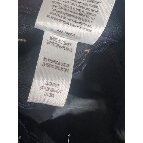 Citizens of Humanity Paloma Baggy Wide-Leg Jeans Solace Dark Indigo Size 28 - Picture 13 of 14